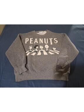 Zara Kids Peanuts Snoopy Long Sweatshirt Size 8-9. Mock Beatles Lennon Style